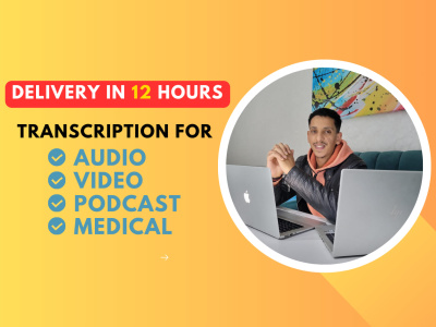 Accurate medical transcription, video/audio to text transcription