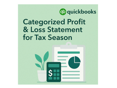 Your QuickBooks Online transactions Categorized & tax-ready, stress-free