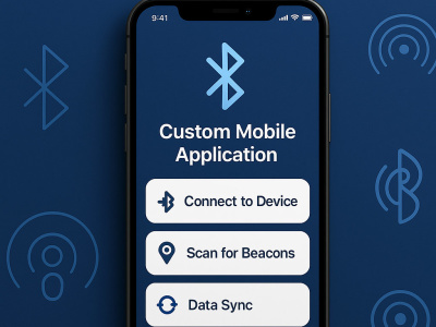 Custom Mobile Application based on Core Bluetooth/ BLE/ iBeacon technology