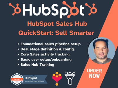 HubSpot Sales Hub QuickStart: Pipeline, Deals & Core Setup | Upwork