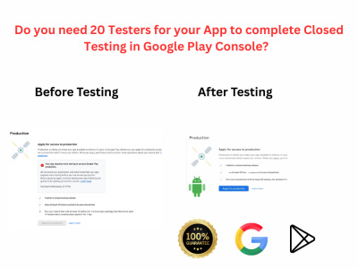 12 Real Testers for your Android App for 14 days (Google New Requirements)