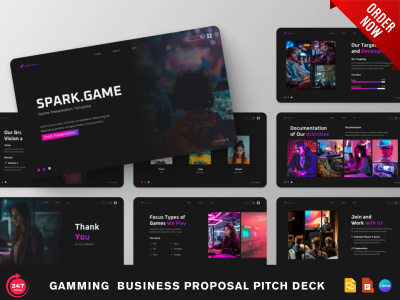 Expert Presentation Designer in PowerPoint, for Gamming Business