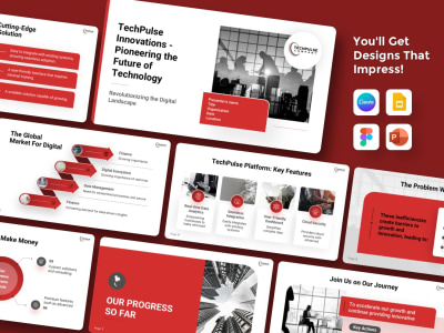 Premium Presentation Designs via Canva, PowerPoint, GSlides & Figma