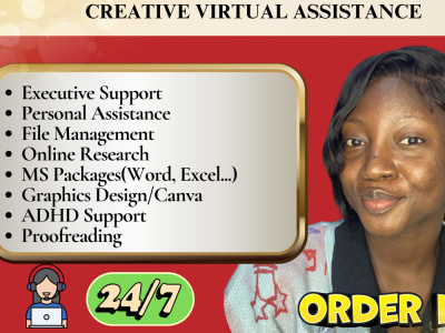 A Personal Virtual Assistant, Executive Virtual Assistant, or Creative VA.