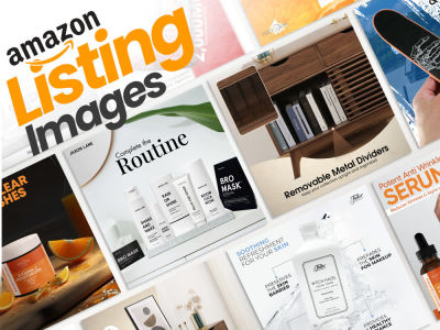 Professional listing images and infographics for E-commerce