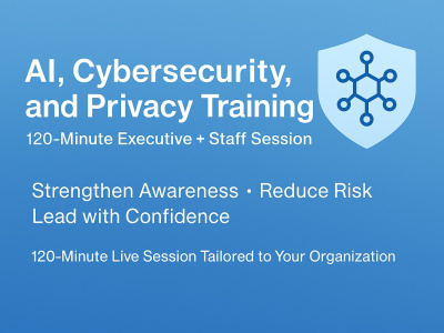 1 hour of live cybersecurity Awareness Training