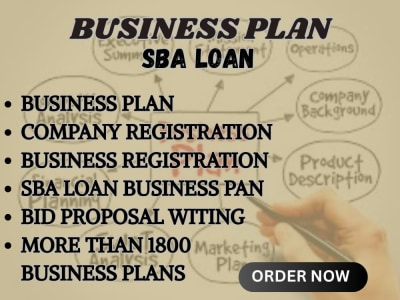 Business SBA Loan plan company business registration bid proposal writing