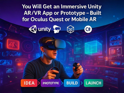AR/VR Unity Game Built Now - Prototype or Full Development