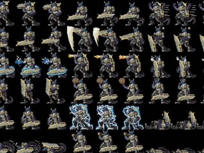 2D pixel art character animation 2D pixel character sprite sheet 2D tileset