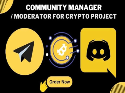 Crypto telegram community manager and memecoin social media manager