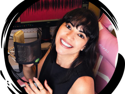 A high-quality female voice-over