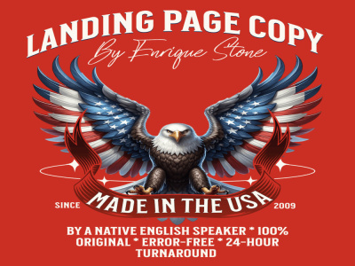 Converting landing page copy in 24hrs, by a US native English expert