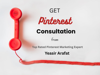 Pinterest Marketing Consultation Both Organic & Ads