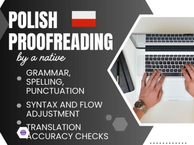 Native Polish translation proofreading and editing
