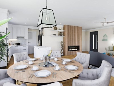 Home Design Interior 3d rendering