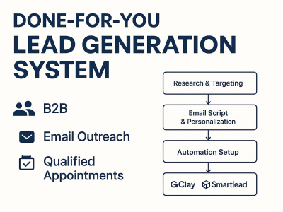 📈 Done-for-You B2B Lead Generation & Appointment Booking System | Upwork