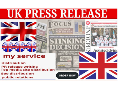 Press release or Guest post Publication , Submission on UK sites