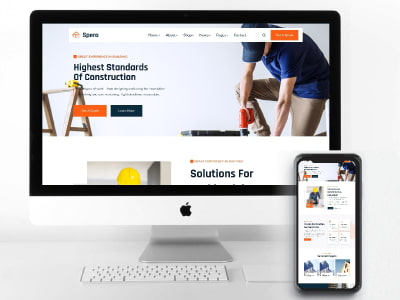 Wix Plumbing, Wix Cleaning, Roofing, HVAC, Modern Construction Wix Website