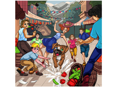 Comic illustration for your comic book