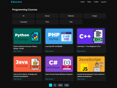 Custom Learning Platform in Django | Upwork