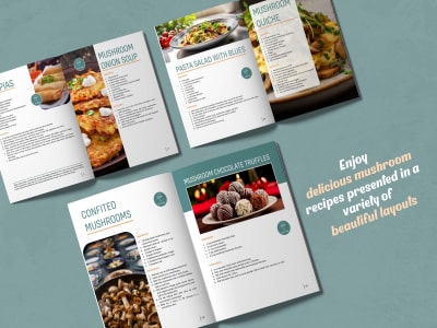 Ebook , Recipe Book , Cook Book Layout Design and Formatting