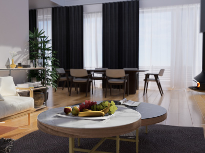 Virtual staging and virtual renovation for real estate listing