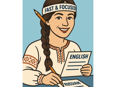 One-Page Translation – Russian or Hungarian to English