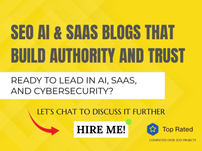 SEO Blog Writing for AI, SaaS, and Tech Industry Topics