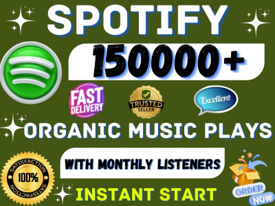 40,000+ Spotify Followers, 150k Spotify Plays, Spotify Music Promotion