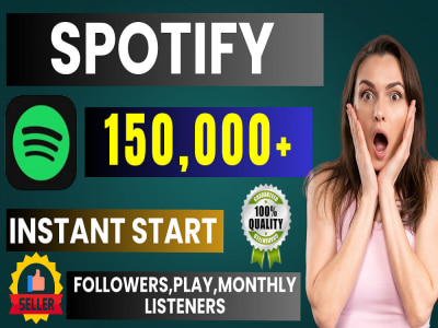 40,000+ Spotify Followers, 150k Spotify Plays, Spotify Music Promotion