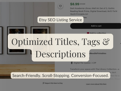 Optimize Your Etsy Title, Tags & Description