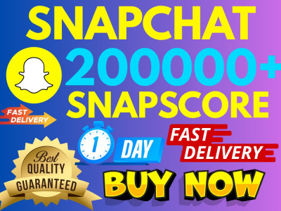 200000 snapscore to your snapchat account