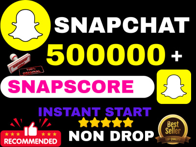 500000 snapchat snapscore to your snapchat account
