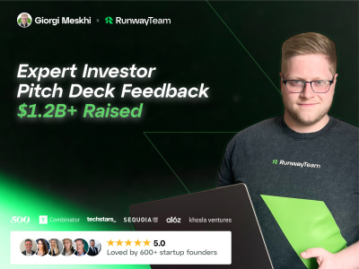 Expert Investor Pitch Deck Feedback • $1.2B+ Raised