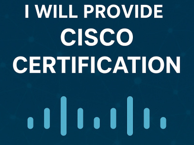 I will train you for Cisco CCNA, CyberOps, and DevNet certifications