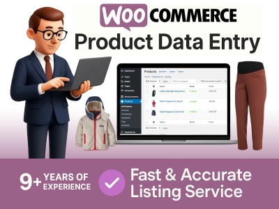 Product Uploads / Product Listings / Product Entry for WooCommerce Store