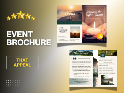 Stunning Event Brochure Design – High Quality & Impactful