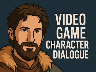 A Fully Voiced Video Game Character with Emotion and Depth