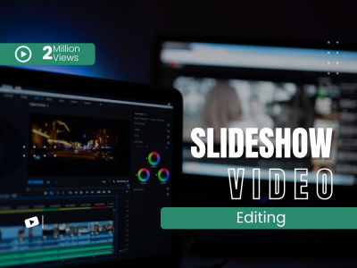 A professional slideshow video with smooth transitions and effects
