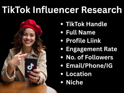 Best TikTok Influencer list for any niche