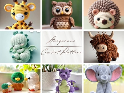 Well detailed amigurumi crochet pattern for your etsy, christmas crochet