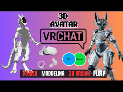 Promote Gaming | 3D Vrchat Avatar || Shoutout
