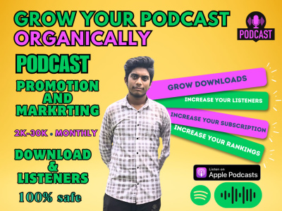Professional apple Podcast Promotion Expert