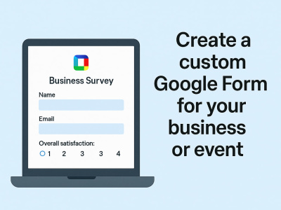 Custom Google Forms for Feedback, Events or Data Collection