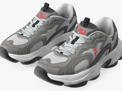 Realistic 3D shoe models cgi renderings for sneakers, heels, footwear