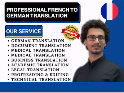 Professional French (FR) and German (DE) Translator