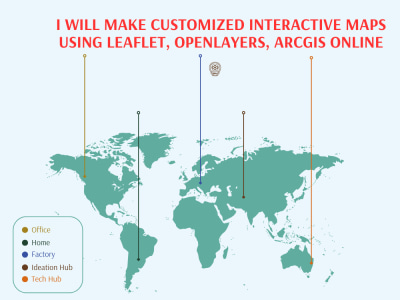 Interactive gis maps using leaflet, openlayers and arcgis online