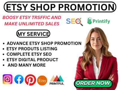 Etsy marketing print on demand etsy seo  etsy  listing etsy shop promotion