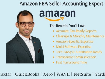 Amazon FBA Seller Accounting Expert | 13+ Yrs Ecommerce Bookkeeping exp.