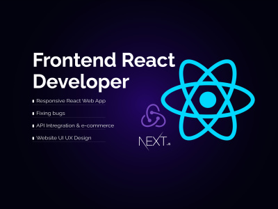 React Frontend Developer For Website UI UX Design | Upwork